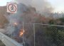 Incendio forestal amenaza autopista, Las Varas-Bahía de Banderas
