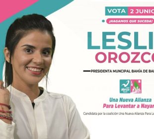 Leslie Orozco es candidata de Nayarit