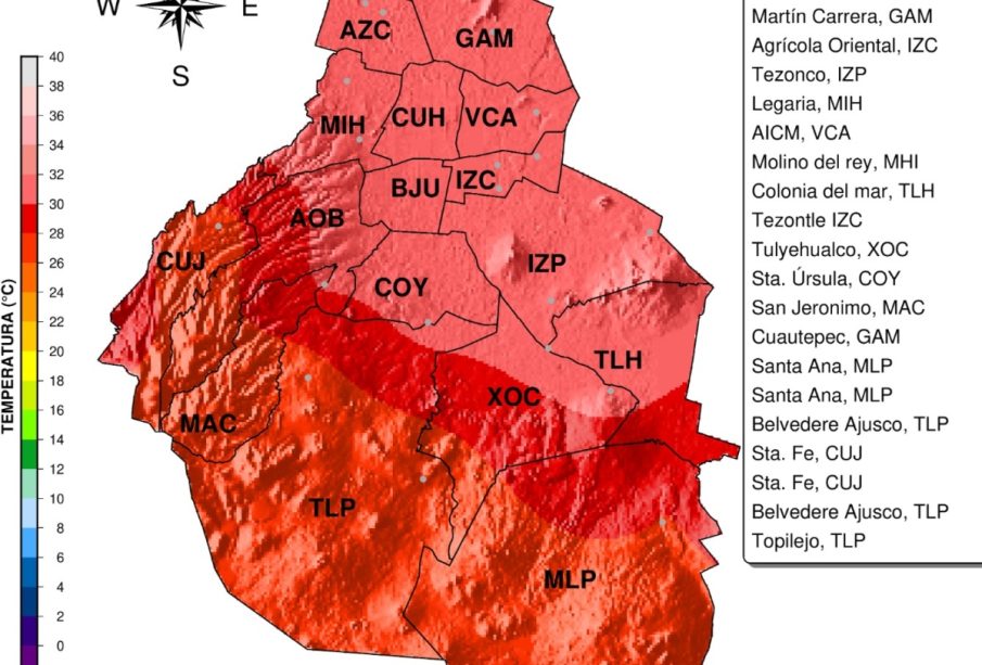 Onda de calor en CDMX