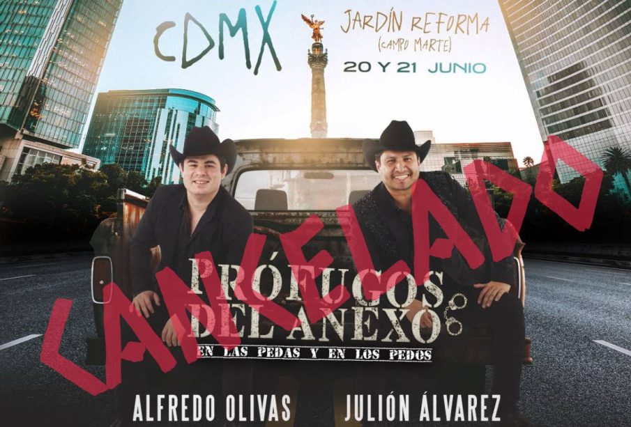 Prófugos del Anexo cancela conciertos CDMX