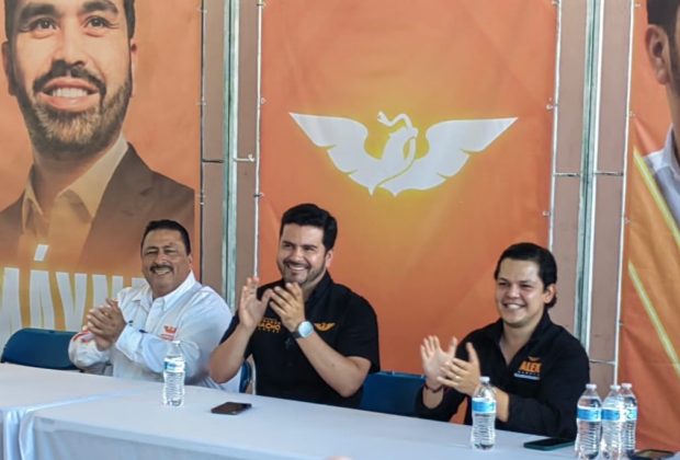 Raúl de los Santos de MC arrancó campaña por alcaldía de Bahía