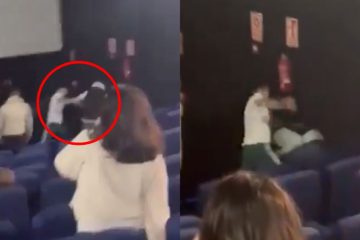 (VIDEO) Boxeador golpea a hombre que agredía a su pareja en cine de España