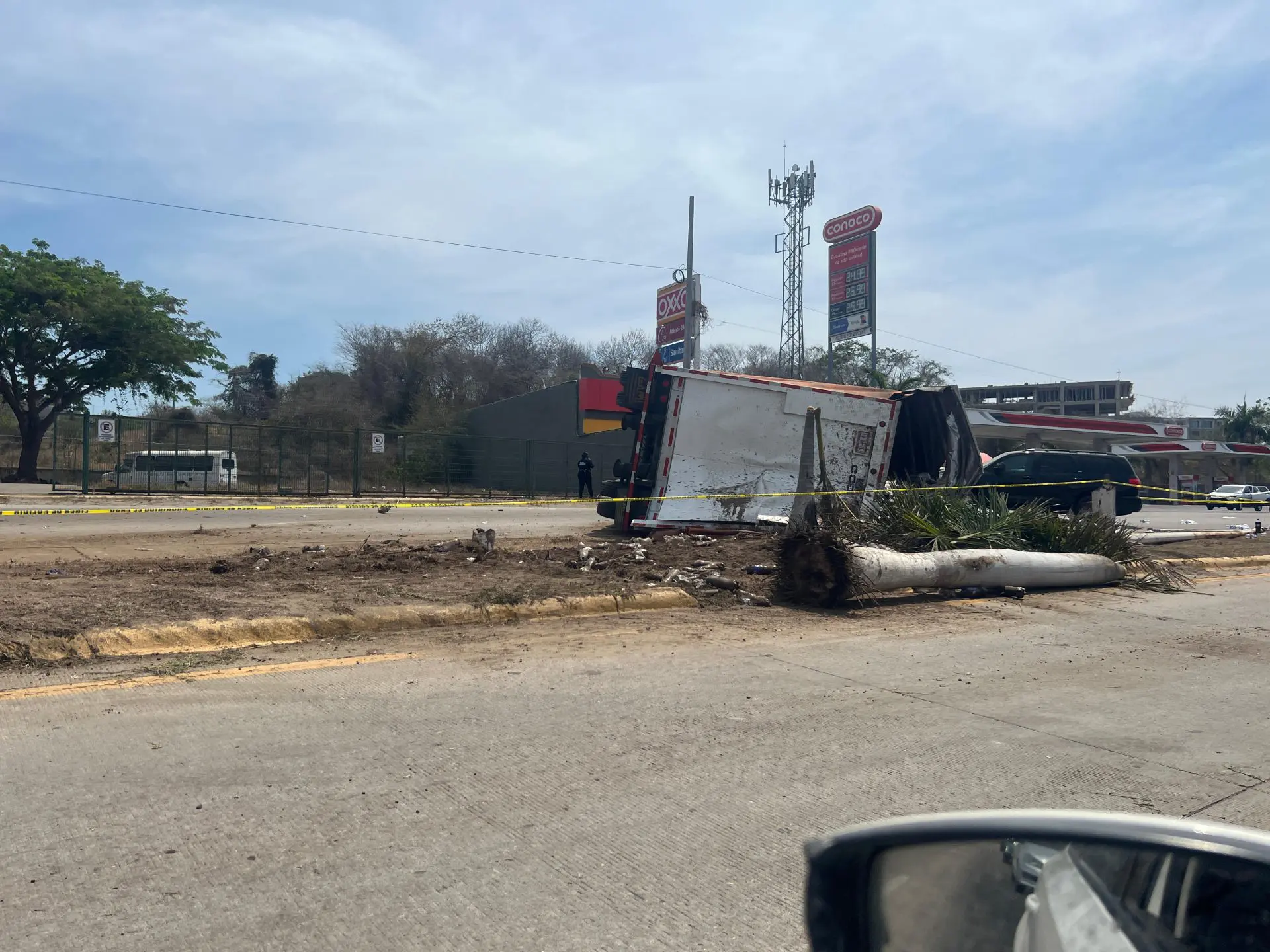 Volcadura en Terralta en Bucerías