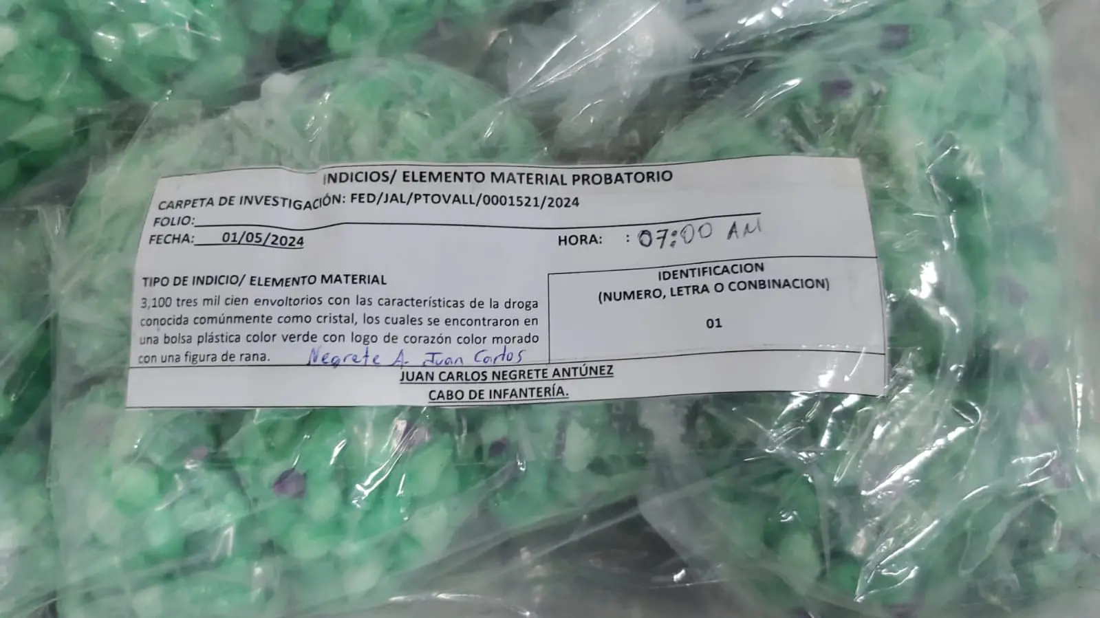 Militares aseguran granadas y droga en Las Palmas