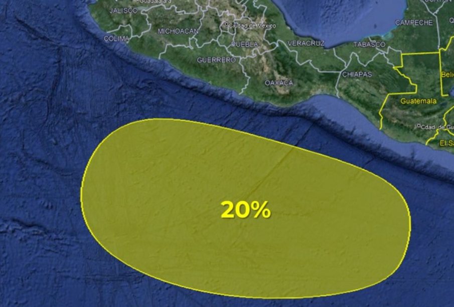 Zona de inestabilidad océano Pacífico