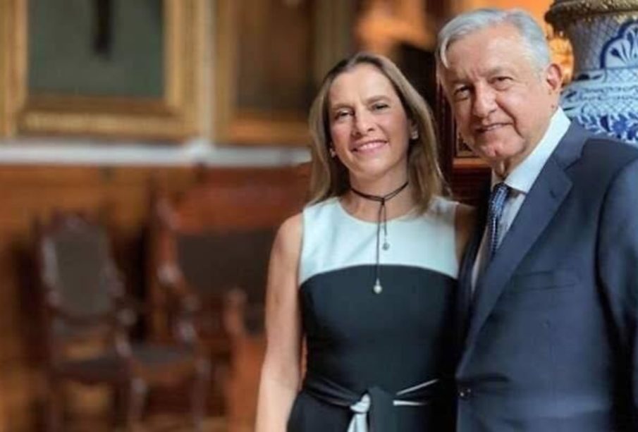 AMLO y Beatriz Gutiérrez Müller.