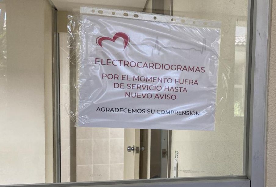Unidad 170 del IMSS en Vallarta se queda sin electrocardiograma