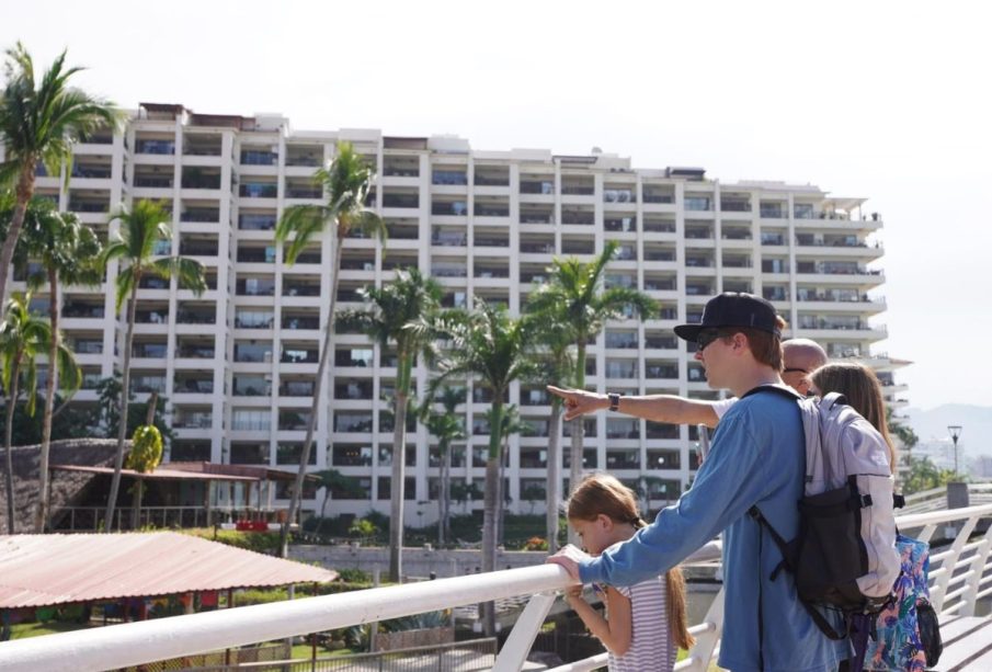 Turistas en Puerto Vallarta