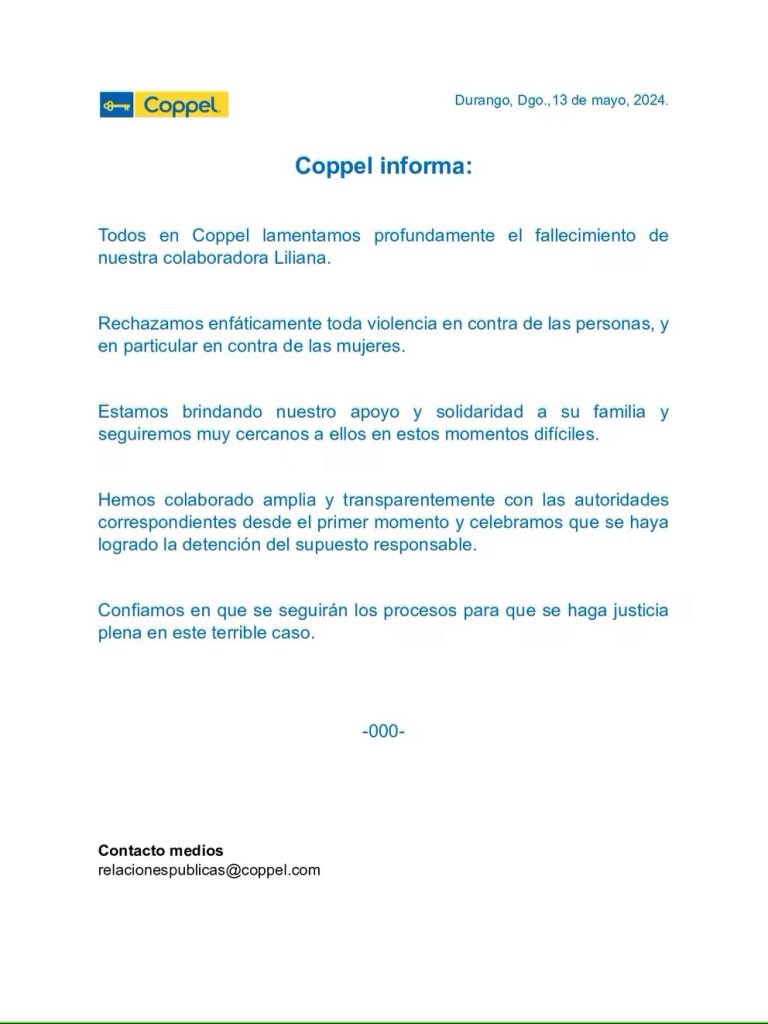 Sucursal de Coppel en Durango es quemada tras Feminicidio