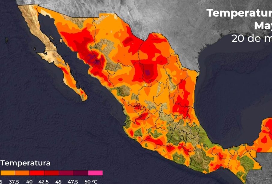 Tercera onda de calor en México 2024