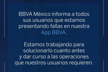 BBVA Bancomer reconoció fallas en la aplicación bancaria