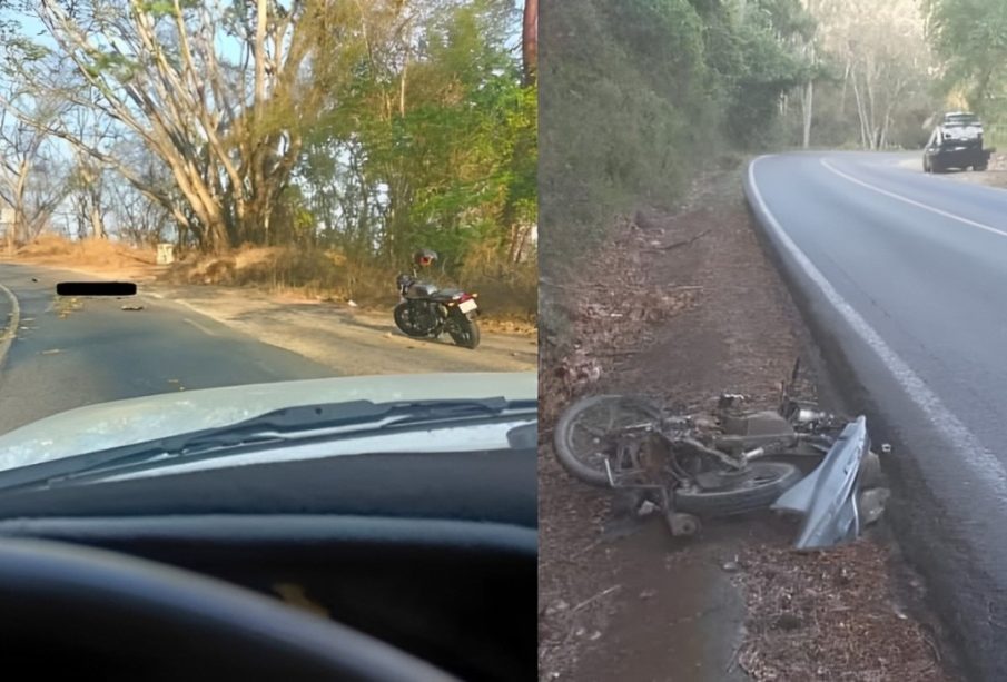 Motociclista arrollado por tráiler en carretera 200