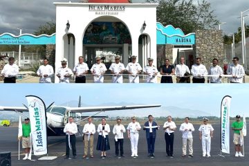 Inauguran primer vuelo a Islas Marías