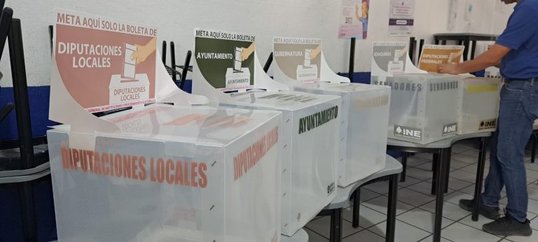 Urnas para elecciones 2024