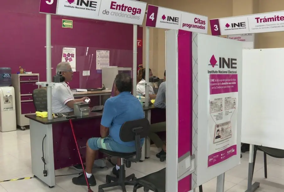 Abierto módulo del INE en Macroplaza para brindar servicio a la ciudadanía