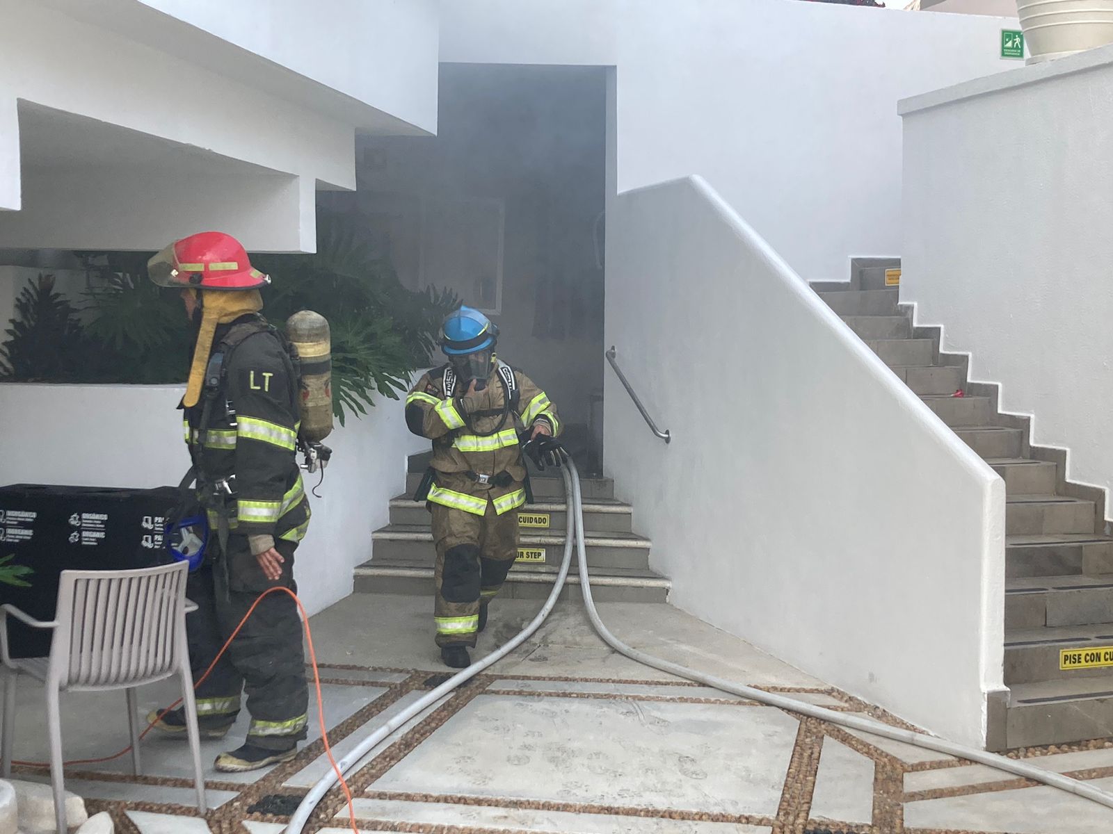 Se incendia campana de cocina en hotel del centro de Vallarta