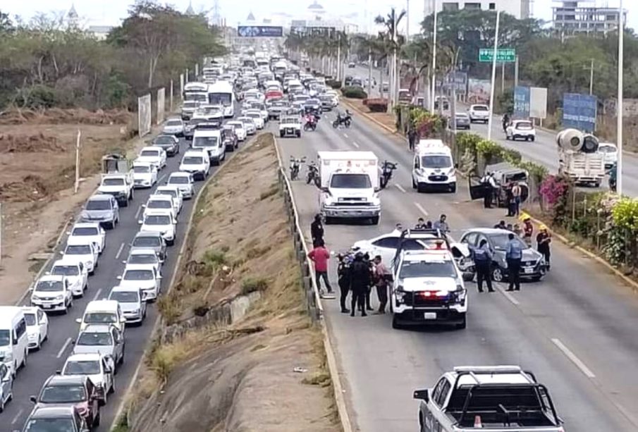 Accidente vial en Riviera Nayarit