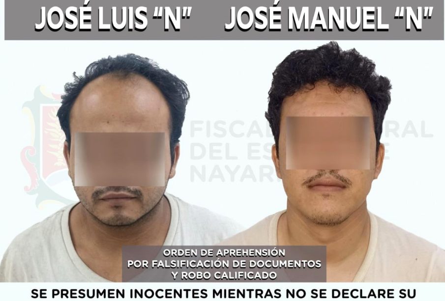 Sujetos detenidos