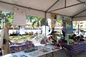 Feria del medio ambiente en parque Lázaro Cárdenas