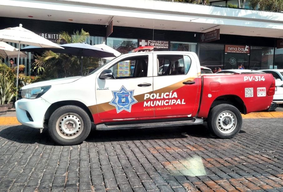 Patrulla de la Policía Municipal de Vallarta