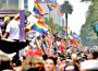 Personas en la marcha LGBT de la CDMX