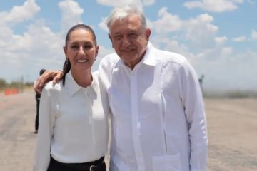 Claudia Sheinbaum y AMLO