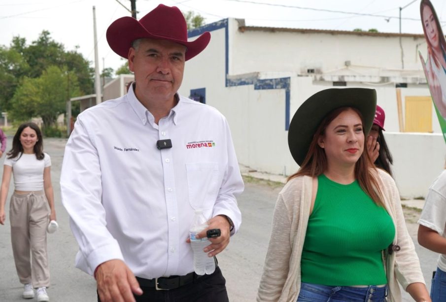 Waldo Fernández en campaña por Nuevo León