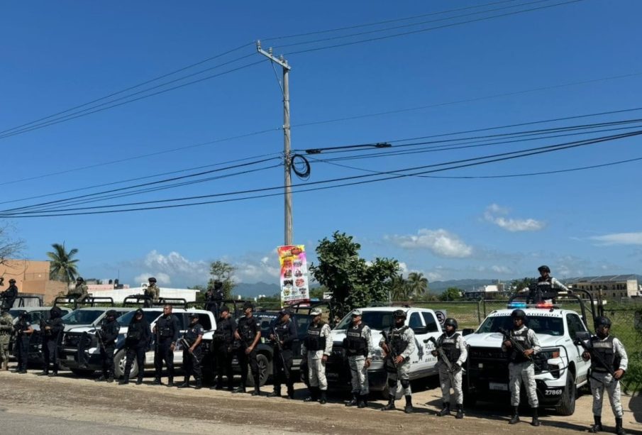 Bahía de Banderas blindado: SEMAR, SEDENA, GN y Policía Estatal refuerzan seguridad