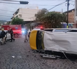 Accidente automovilístico.