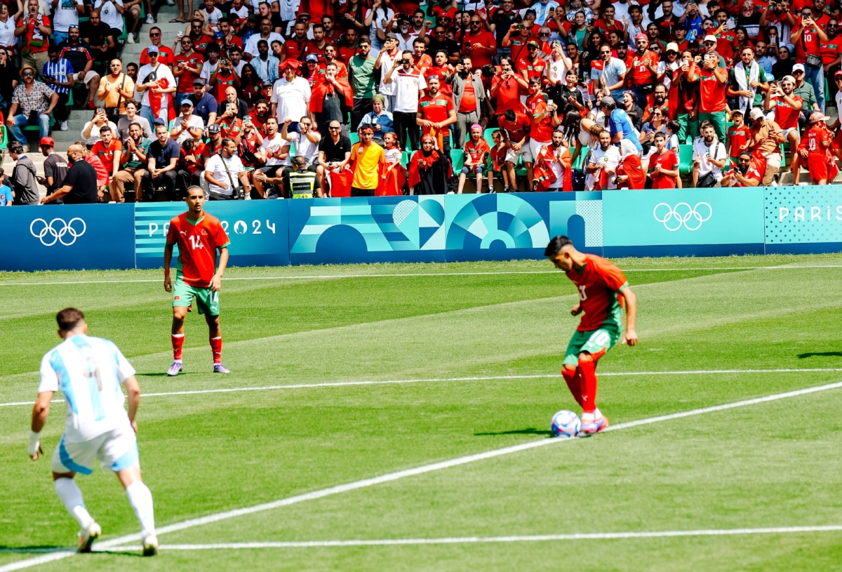 París 2024 Argentina vs Marruecos de fútbol masculino inician competición