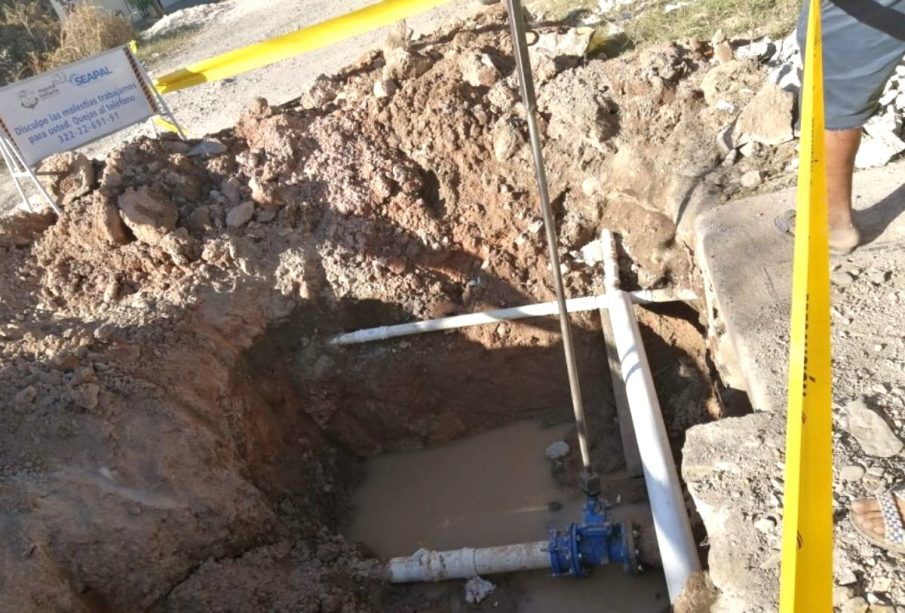 Obras de Seapal causan corte de agua