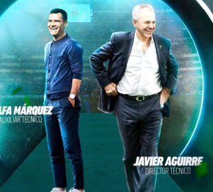 Rafa Márquez y Javier Aguirre