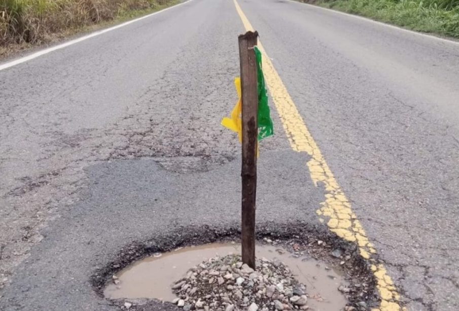 Bachearon tramo Las Varas de Carretera Federal 200