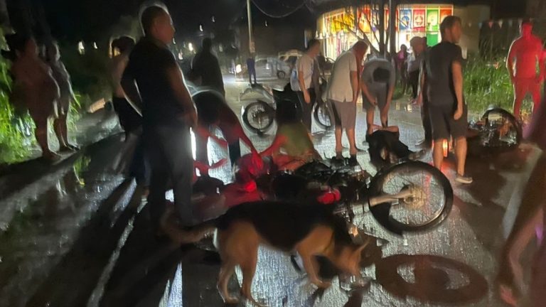 Choque entre motocicletas deja dos heridos en Puerto Vallarta