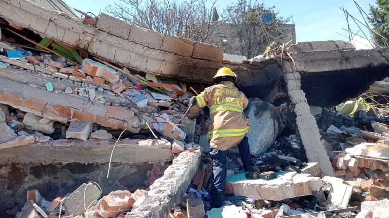 Tres muertos por explosión de pirotecnia en Tlaxcala