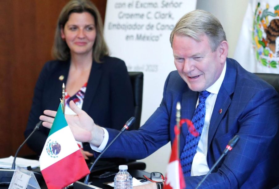 Graeme C Clark, embajador de Canadá en México