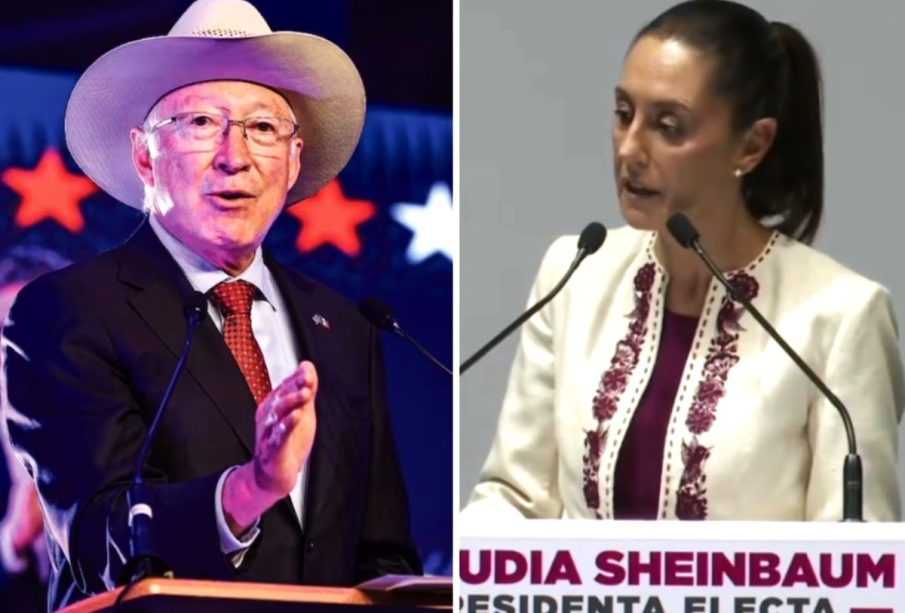 Claudia Sheinbaum y Ken Salazar