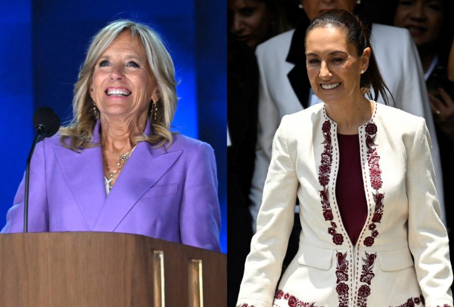 Jill Biden y Claudia Sheinbaum