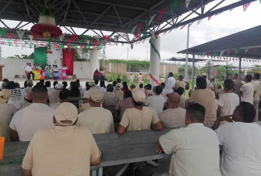 Las fiestas patrias también llegaron al Reclusorio de Puerto Vallarta