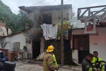 Se incendia domicilio en la colonia El Caloso