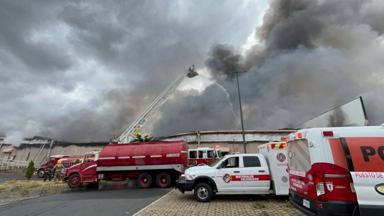 Sucursal Walmart en Guadalajara se incendia (Videos)