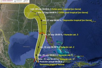 Tormenta Tropical Helene fortalece, amenaza Península Yucatán