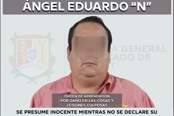 Ángel Eduardo, detenido.