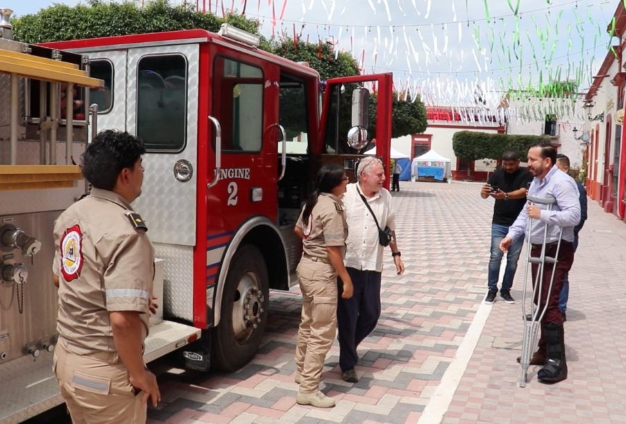 Camión de bomberos.