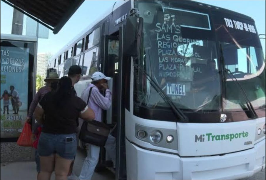 Transporte público.