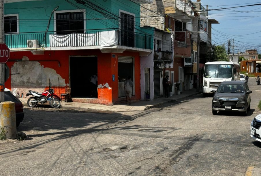 Calles dañadas.