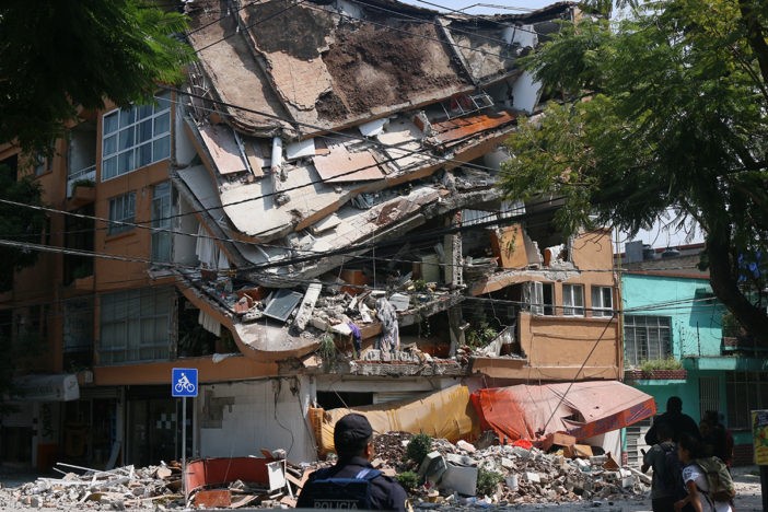 Edificio colapsado