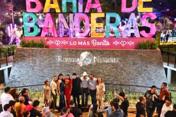 Parador turístico de Bahía de Banderas durante inauguración en febrero