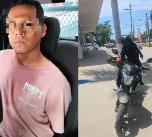 Presunto asaltante armado por la policía