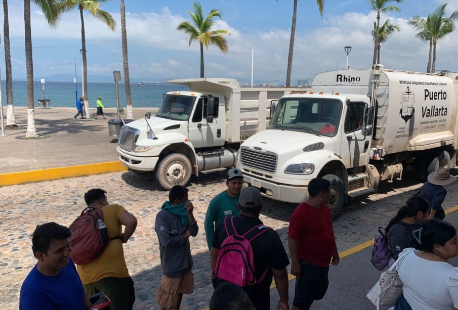 Manifestación centro de Vallarta.